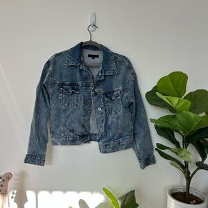 Uniqlo Denim Blue Stone Washed Women's Jacket XS